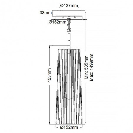 Lampe de plafond Linara