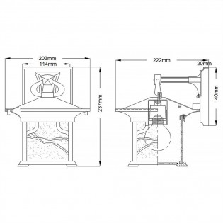 Applique Murale pour exteriur Morris