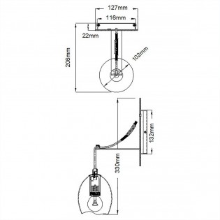 Applique Murale Nula