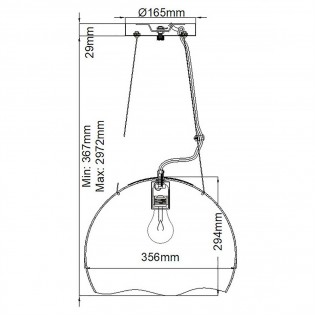 Lampe de plafond Nula