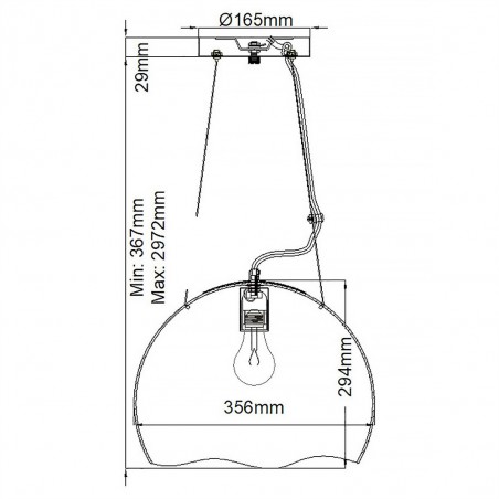 Lampe de plafond Nula
