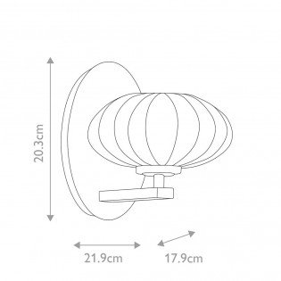 Applique Murale pour bains Pim