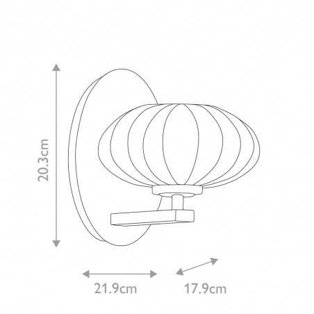Applique Murale pour bains Pim