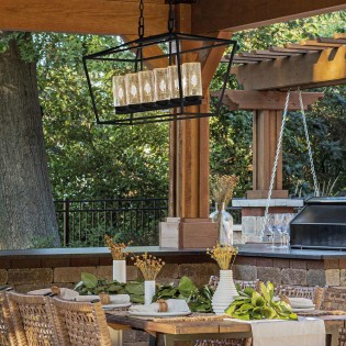 Suspension pour exterieur Alford Place (6 lumieres)