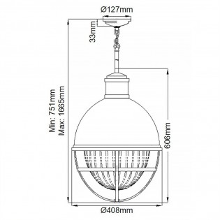 Lampe de plafond Tollis