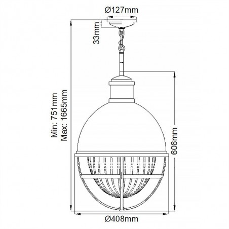 Lampe de plafond Tollis