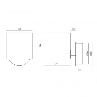 Applique Murale Cubic