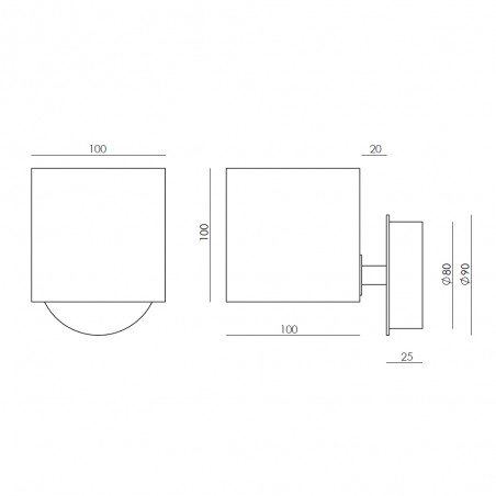Applique Murale Cubic