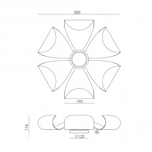 Applique Murale LED Rita 50 (6W)
