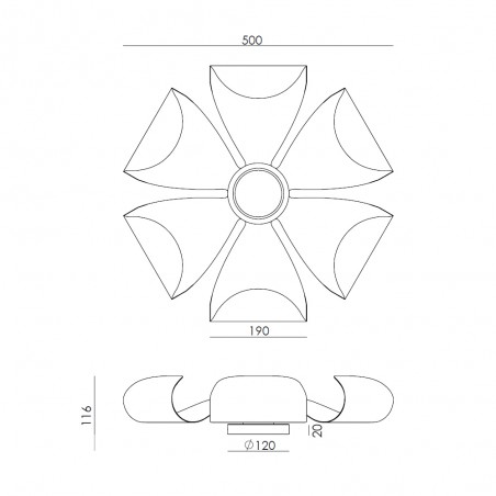 Applique Murale LED Rita 50 (6W)