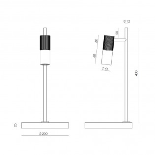 Lampe á poser LED Tura C (5W)