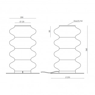 Lampé á poser LED Vitree (12W)