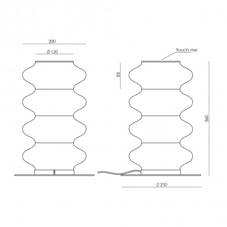 Lampé á poser LED Vitree (12W)