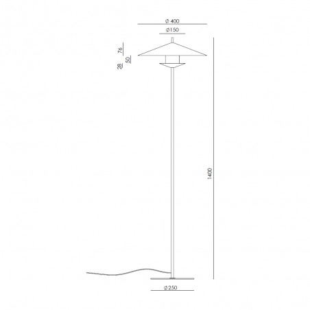 Lampadaire LED Gehit (9W)