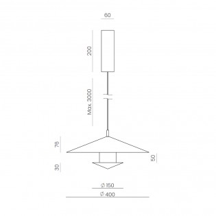 Lampe de plafond LED Gehit (14W)