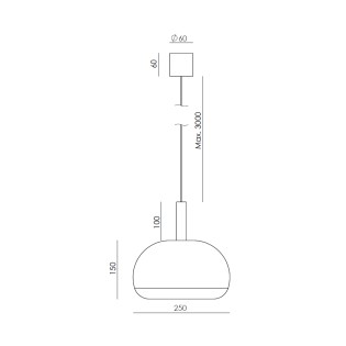 Lampe de plafond Cloud