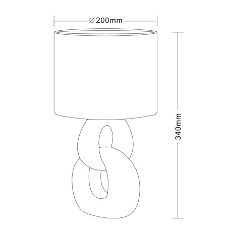 Lampe de table Melie