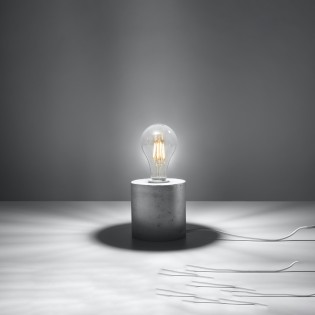 Lampe de table Lion en ciment