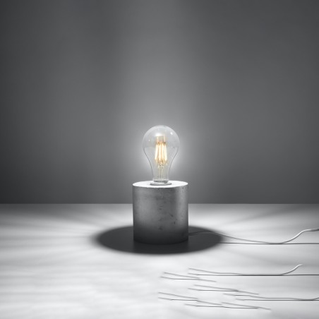 Lampe de table Lion en ciment