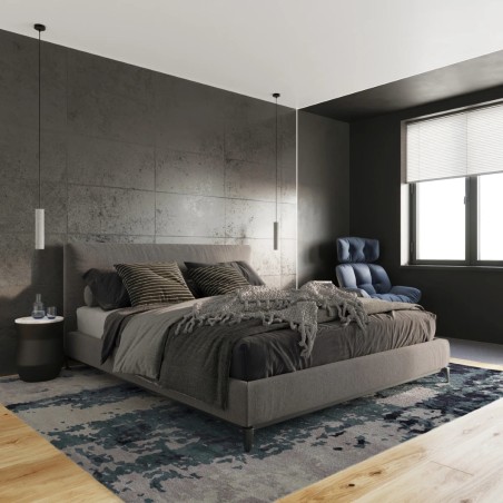 Suspension modèle Nezo grise en béton