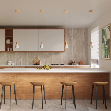 Suspension Alaezo grise