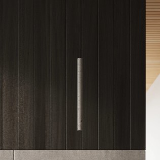 Suspension Vacu 1 lumière, ciment