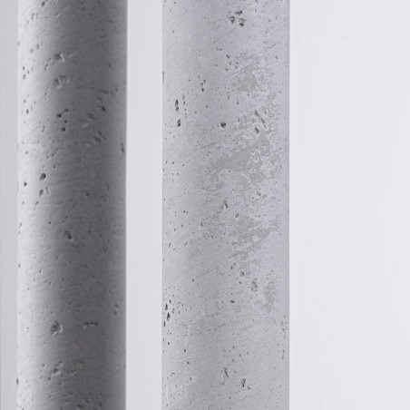 Suspension Vacu 5 lumières, ciment