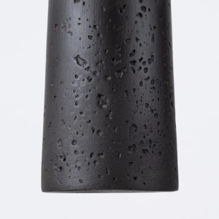 Suspension Uscuna noir, ciment