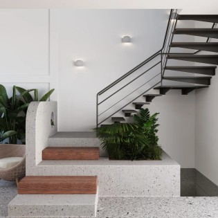 Applique murale Xaor ciment