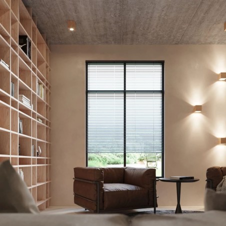 Spot de surface Vano, bois naturel