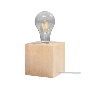 Lampe de table Sorel, bois...