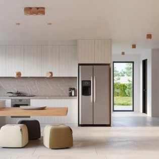 Spot en saillie Mion 3 lumières, bois naturel