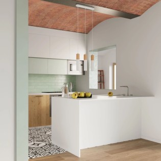 Suspension Vira blanche, 3 lumières