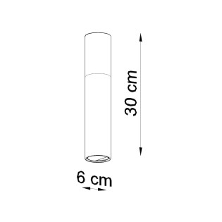 Spot en saillie Vira noir