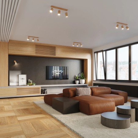 Applique murale Orel, bois naturel