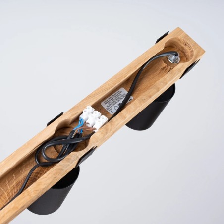 Plafonnier Domovi 3 lumières, noire