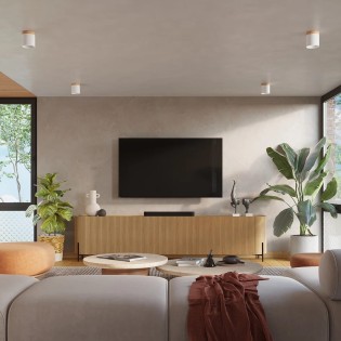 Spot en saillie Umal, blanc