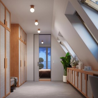 Spot mural Inkodo, bois nature