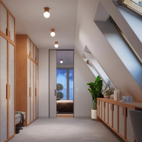 Spot mural Inkodo, bois nature