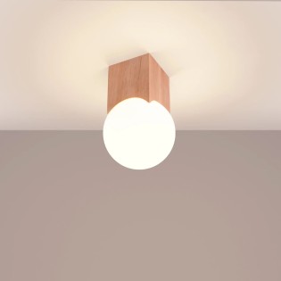 Spot mural Inkodo, bois nature