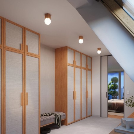 Spot mural Inkodo, bois nature