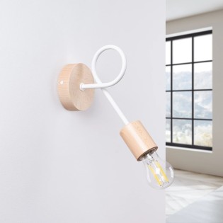 Applique murale Laramo, blanc