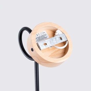 Applique murale Laramo, noir