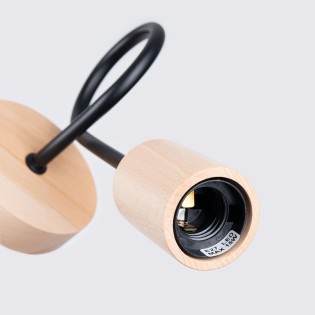 Applique murale Laramo, noir