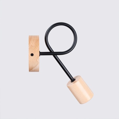 Applique murale Laramo, noir