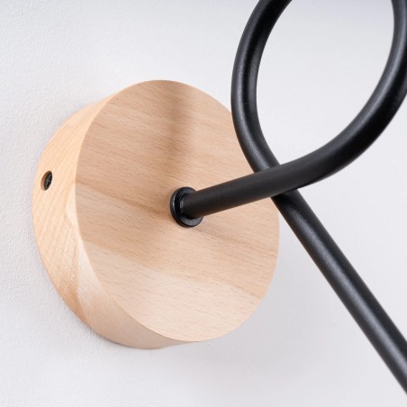 Applique murale Laramo, noir