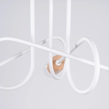 Suspension Laramo, blanc, 3 lumières