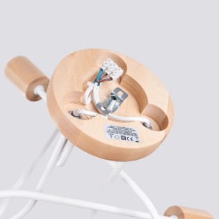 Suspension Laramo, blanc, 3 lumières