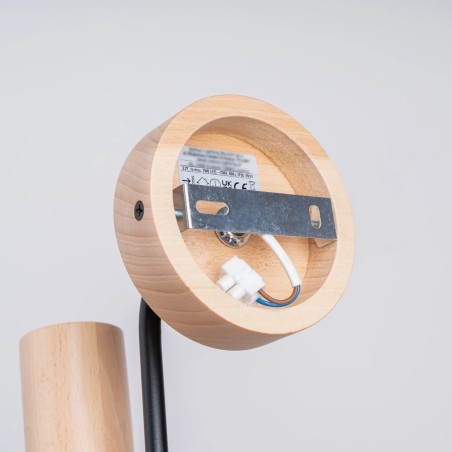 Applique murale Zano, noir