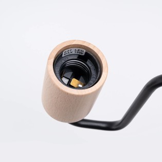 Applique murale Zano, noir